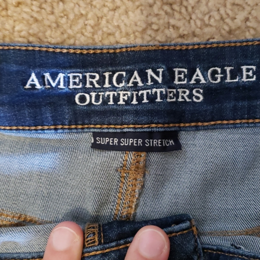 American Eagle Outfitters Midi Jean Shorts